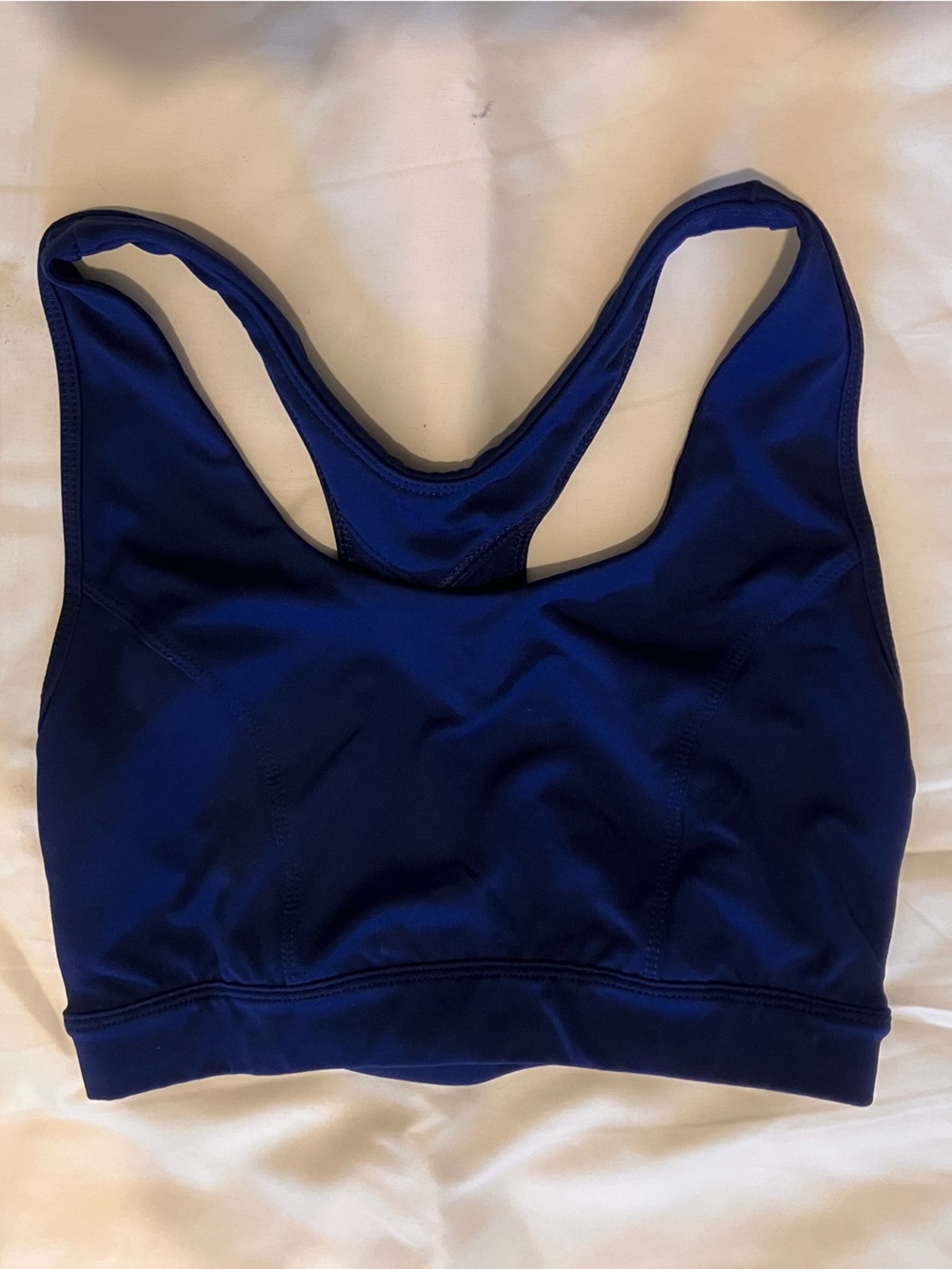 Navy Blue Racerback Sports Bra